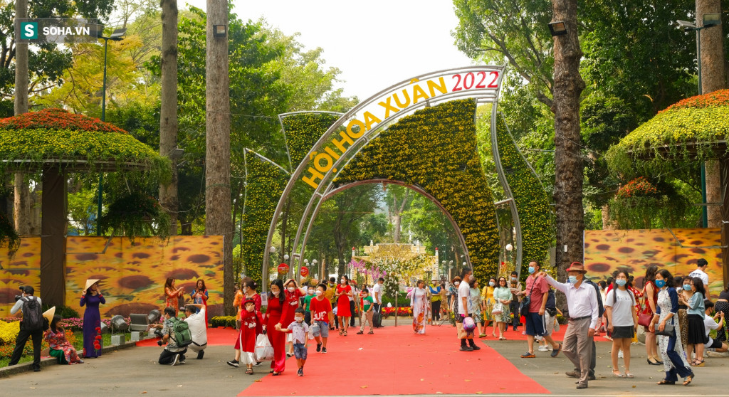 Chợ hoa xuân Tao Đàn năm 2022. Ảnh: SOHA