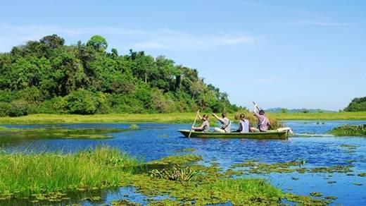 Nhưng khu hồ rộng, bạt ngàn các loài chim và cá sấu sinh sống sẽ làm bạn quên đi bao mệt mỏi trong chớp mắt. (Nguồn: Internet)