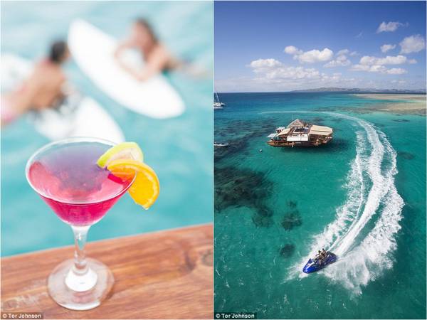 Còn gì tuyệt vời hơn khi được thưởng thức một ly cocktail ngon tuyệt sau những phút đổ mồ hôi với các hoạt động thể thao dưới nước.
