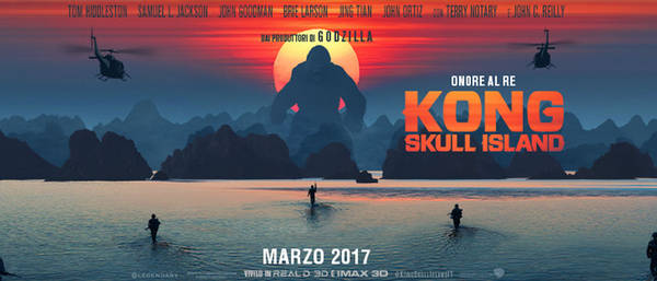Vịnh Hạ Long trên poster Kong Skull Island