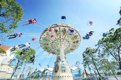 Đu quay dây văng tại Vinpearl Land Phú Quốc