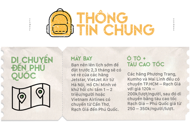 Bản đồ du lịch Phú Quốc các tuyến đường chính