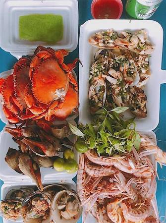 Chợ Hải Sản Hàng Dương Cần Giờ - Điểm đến Cần Giờ không khí sôi động