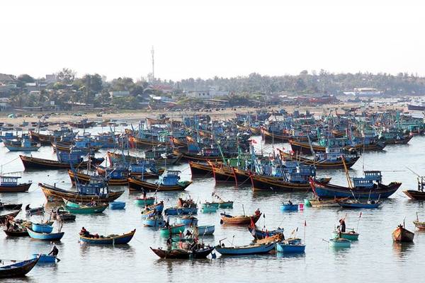 Một góc làng chài Mũi Né Phan Thiết