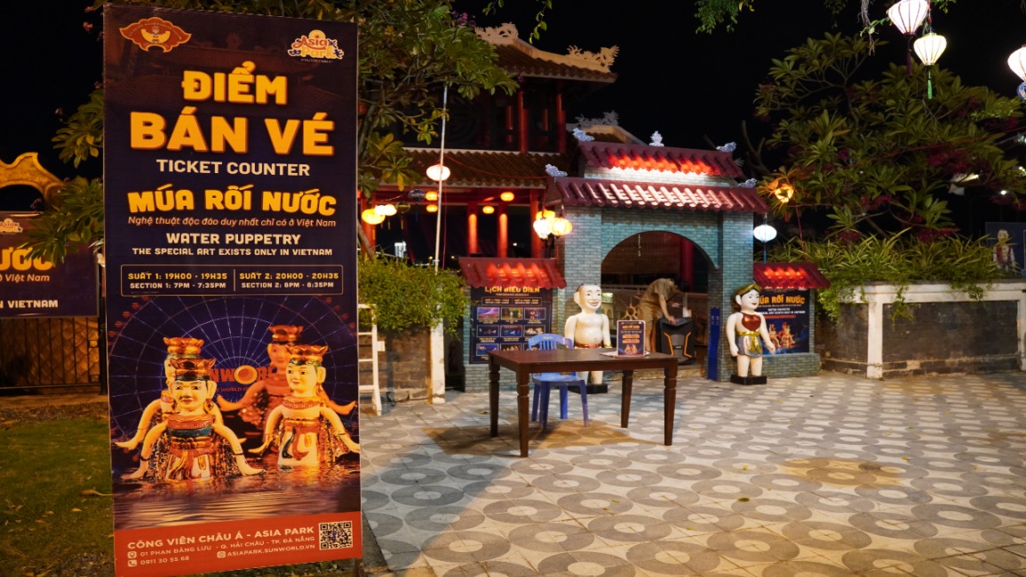 Múa rối nước tại Asia Park Đà Nẵng