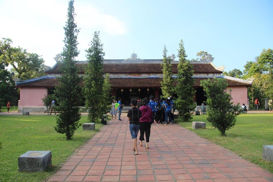 Chính điện chùa Thiên Mụ. Ảnh: PĐ.