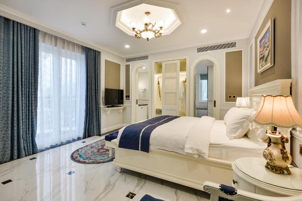 Phong cách trang nhã hiện đại của phòng nghỉ tại Lan Rừng Phước Hải