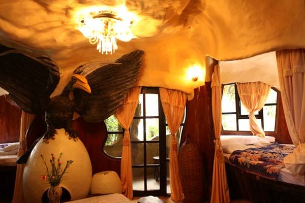 Crazy House Đà Lạt – Phòng Đại bàng đất dành cho khách nghỉ