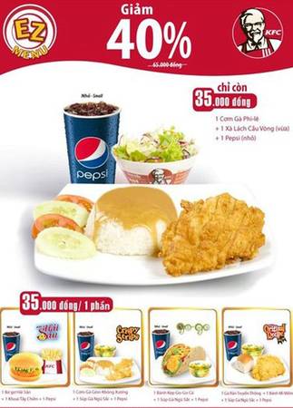 thức ăn nhanh Việt Nam thực đơn cơm