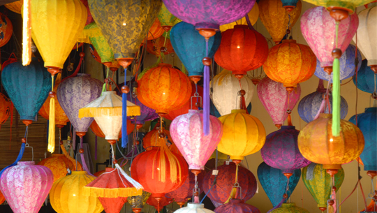 Đèn lồng Hội An mua sắm du lịch