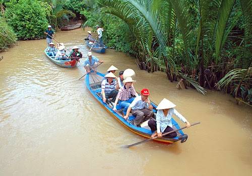 Đi thuyền sông Mê Kông khi du lịch TPHCM