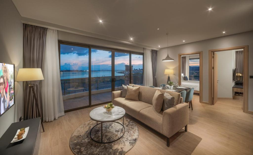 Phòng khách tại Citadines Marina Halong