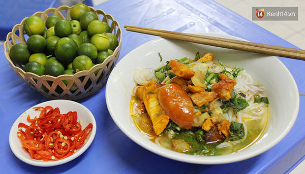 Bún cá Thái Bình chi tiết món ăn