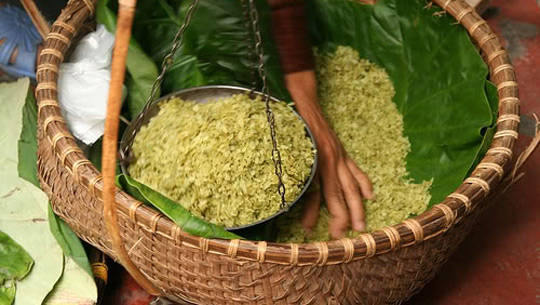 Không gian ngày hội văn hóa làng cốm Mễ Trì Hà Nội