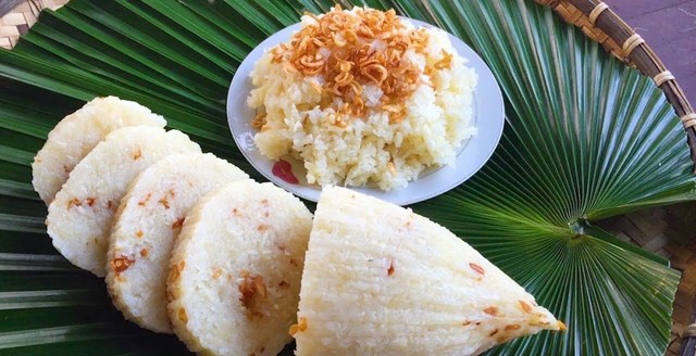 Cơm nắm lá cọ món ăn Phú Thọ Cơm nắm lá cọ món ăn Phú Thọ