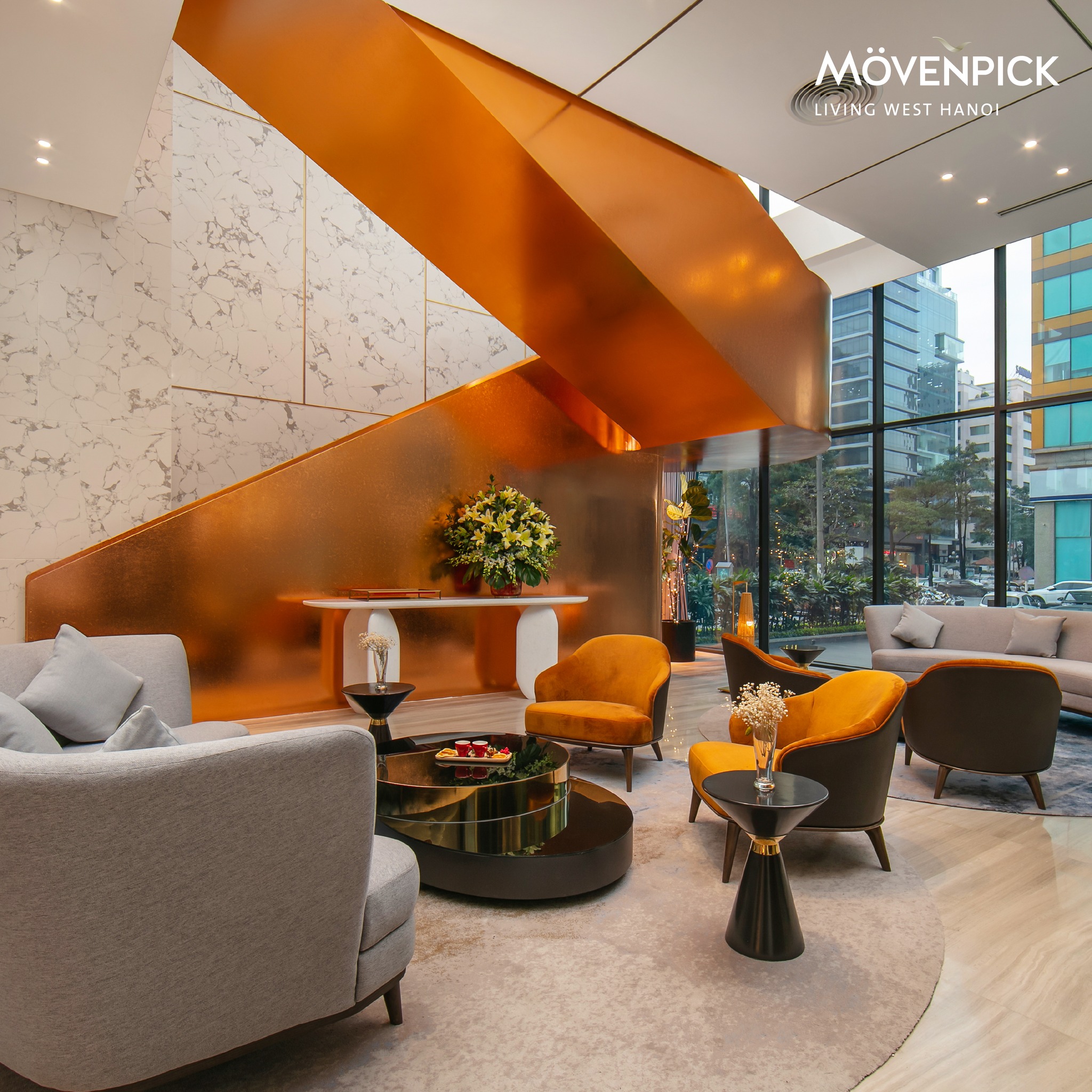 Sảnh lễ tân Movenpick West Hà Nội