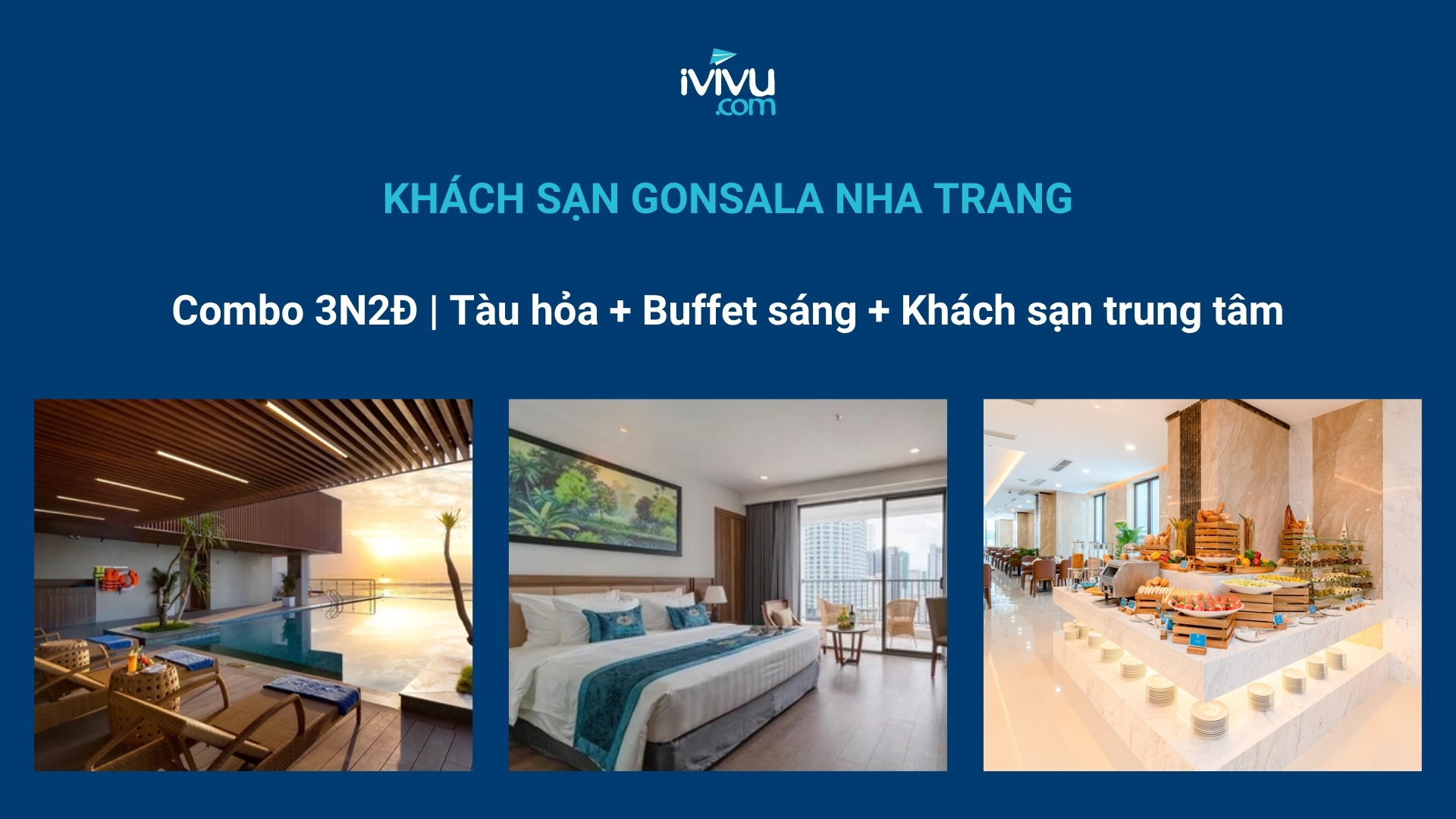 Hồ bơi vô cực ngắm cảnh biển tại Gonsala Nha Trang