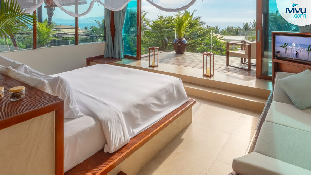 Phòng nghỉ hướng biển đầy riêng tư tại Fusion Resort Cam Ranh