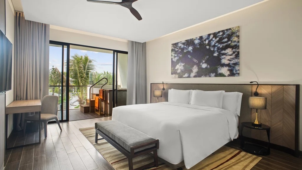 Nội thất phòng ngủ tại Angsana Hồ Tràm