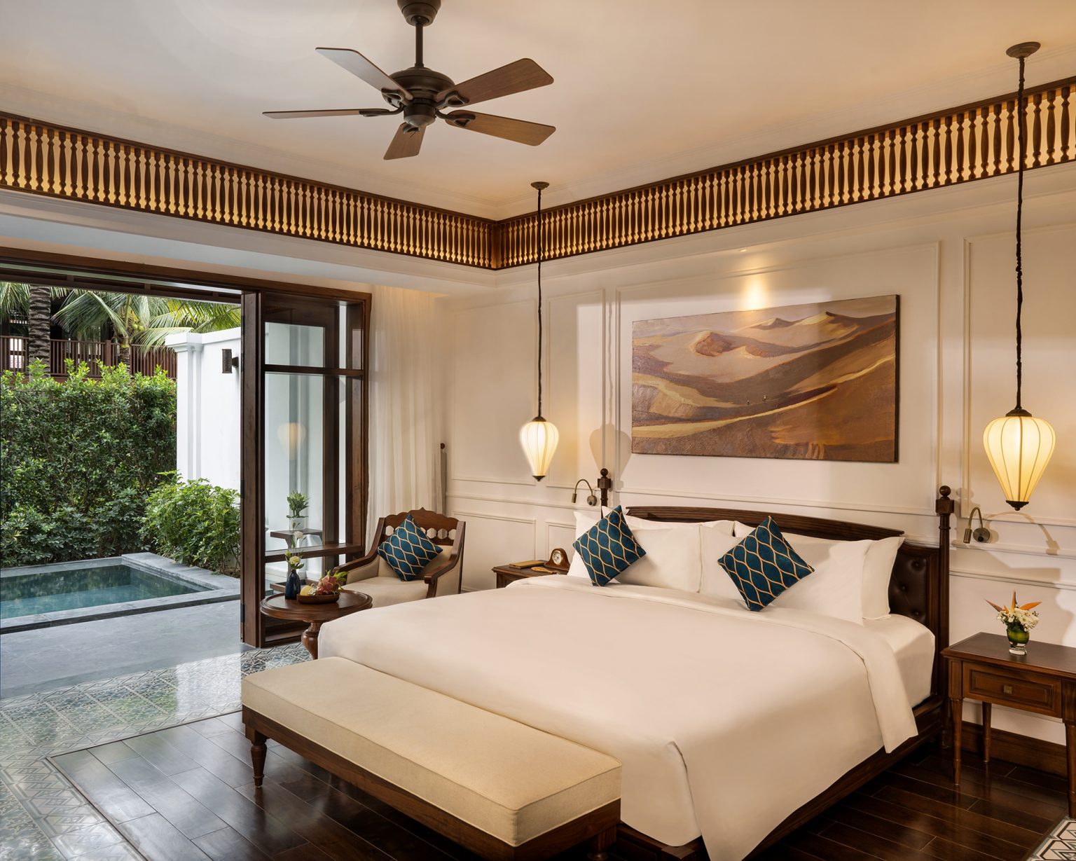 Kết nối không gian ngoài trời tại The Anam Mũi Né