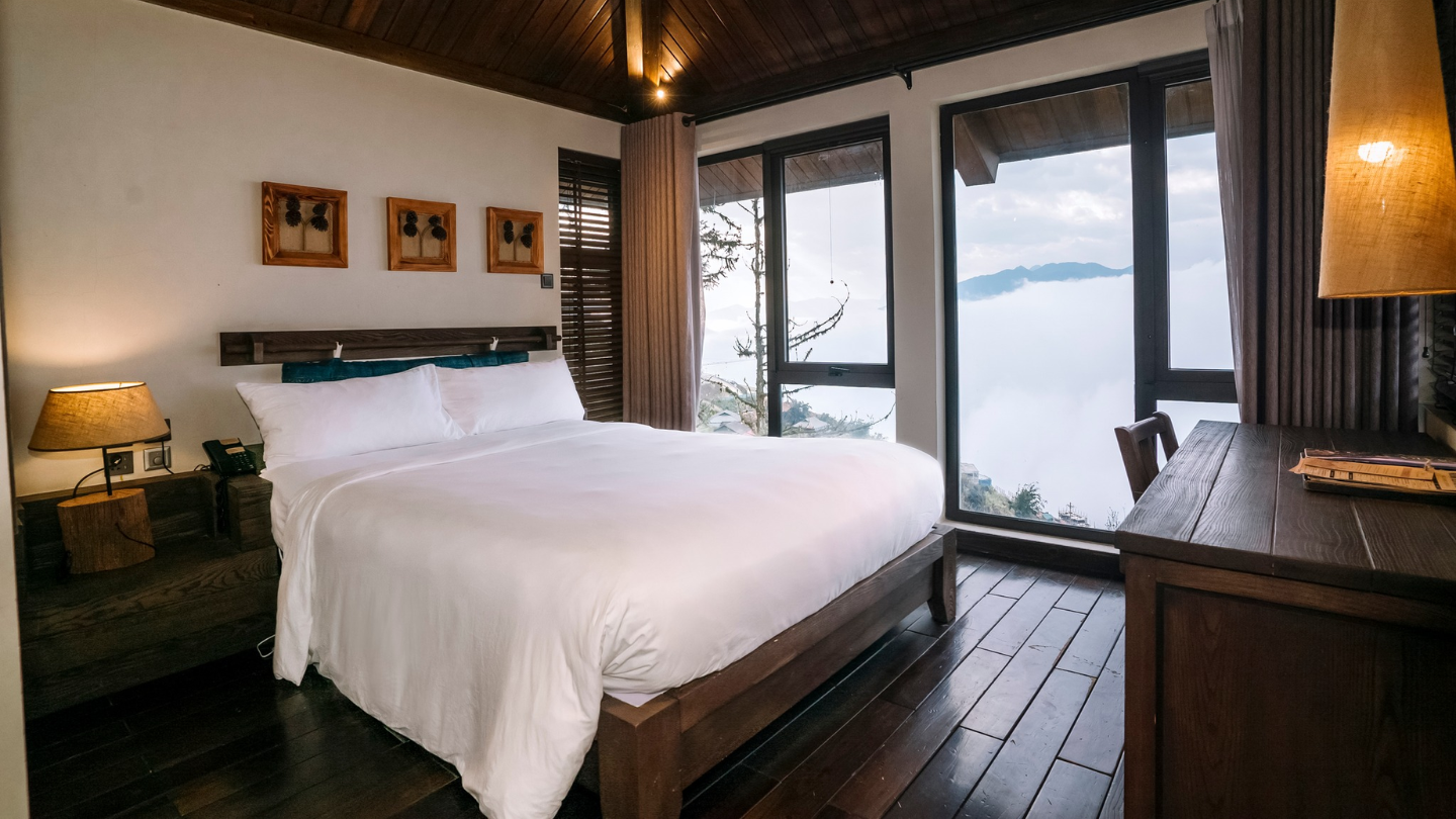 Phòng nghỉ mộc mạc Ville De Mont Mountain Resort