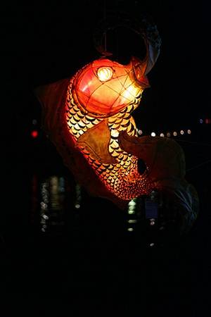 Không gian lung linh của con đường đèn lồng tại Asia Park Không gian lung linh của con đường đèn lồng tại Asia Park