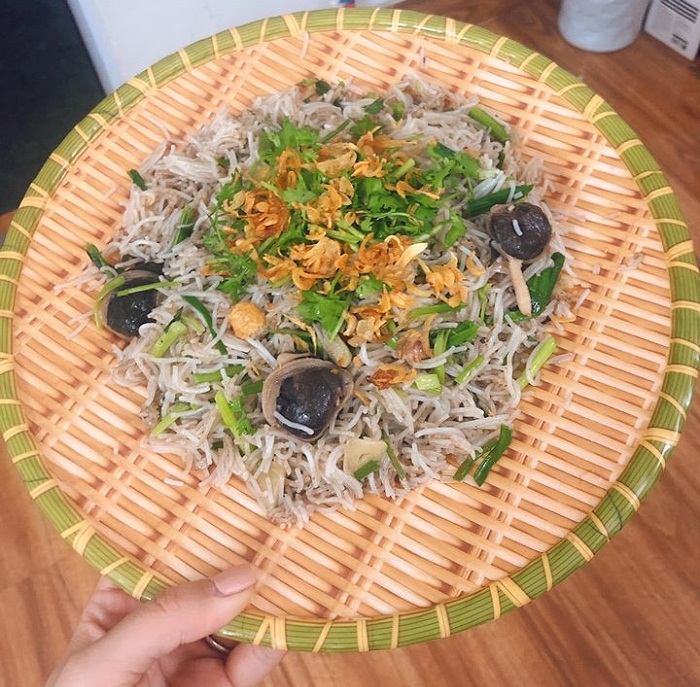 Bún xào con ngán Quảng Ninh