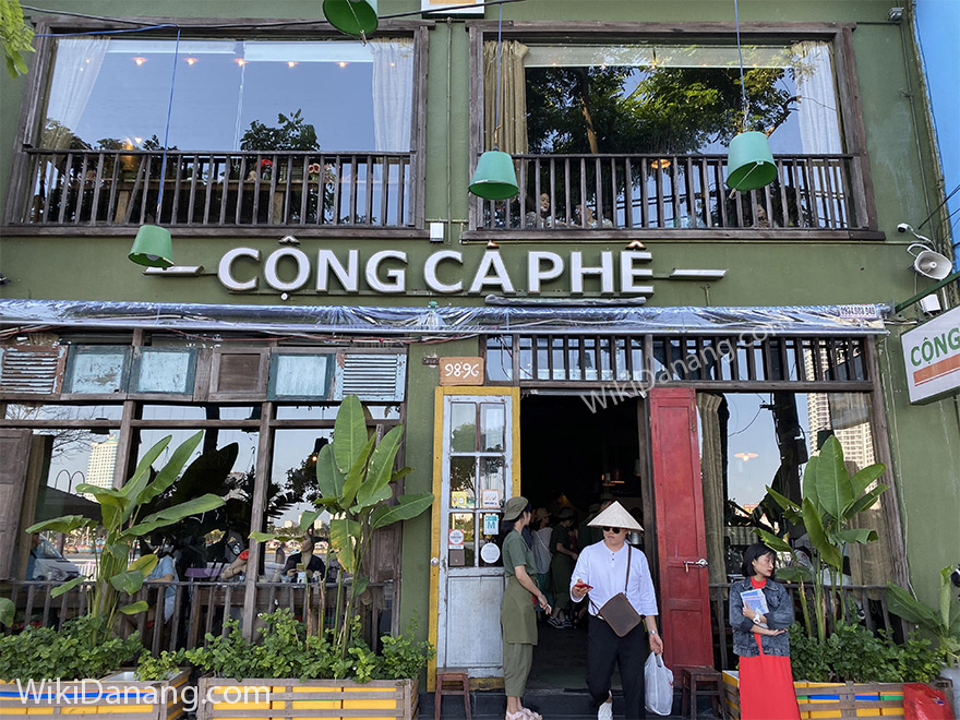 Quán cafe Đà Nẵng Cộng Cà Phê cơ sở Bạch Đằng