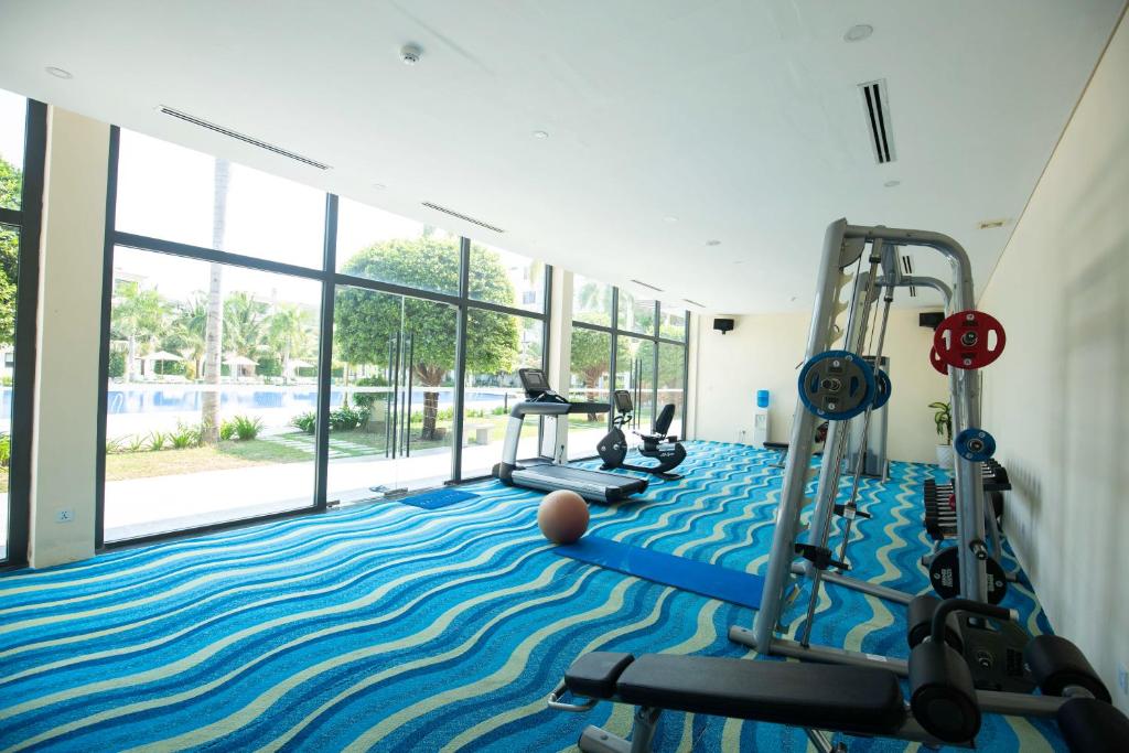 Phòng tập gym trang bị đầy đủ máy móc hiện đại tại CostaBella