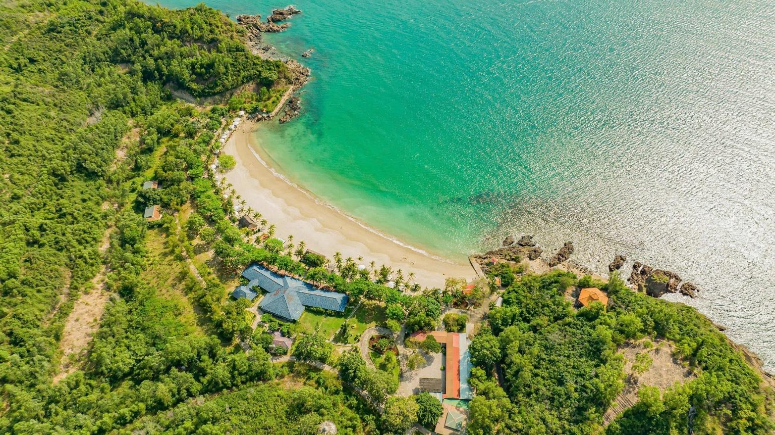 Khu nghỉ dưỡng Costabella Nha Trang nhìn từ trên cao