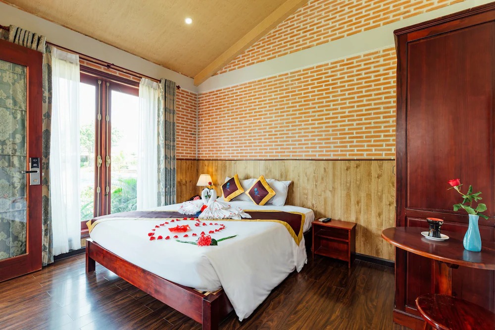 Không gian bungalow tại khu nghỉ dưỡng Phú Quốc Cottage Village