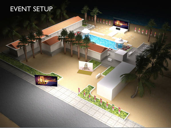 Phối cảnh tổ chức Countdown Party Vũng Tàu