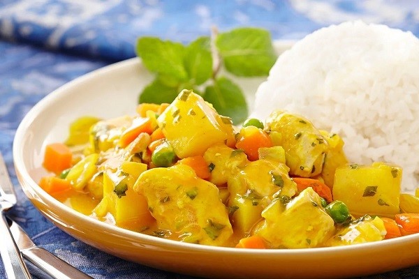 Creole Cau Cau món ăn cay Peru