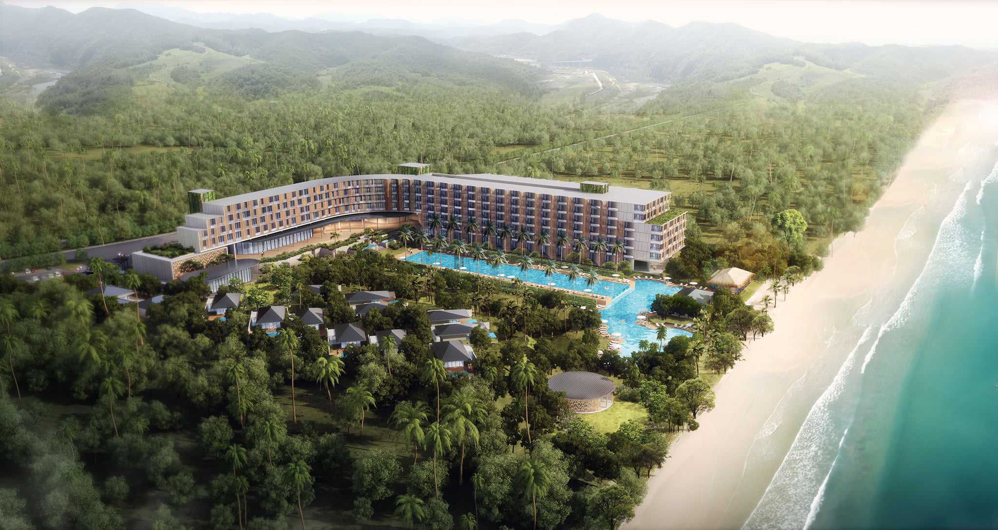 Crowne Plaza Phú Quốc với thiết kế hiện đại bên bãi biển
