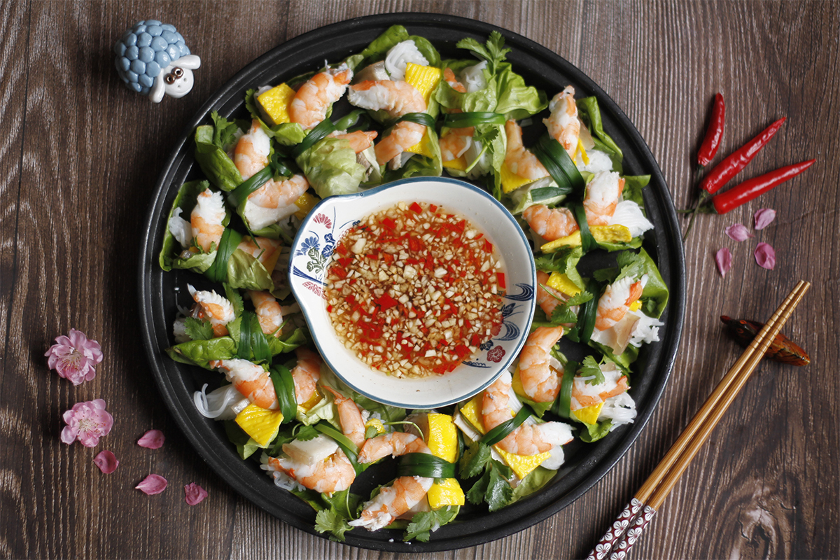 Cuốn hành Thủy Nguyên đặc sản Hải Phòng