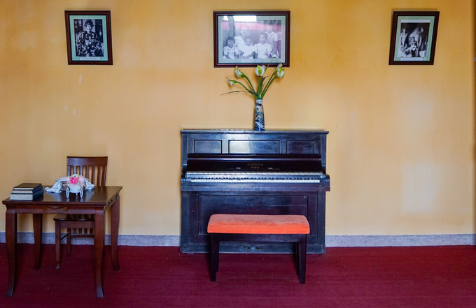 Đàn piano Pháp trong Cung Nam Phương Đà Lạt