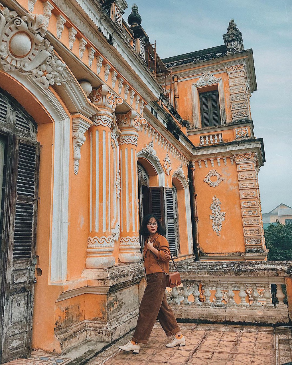 Họa tiết trang trí Roman kết hợp Á Đông tại cung An Định