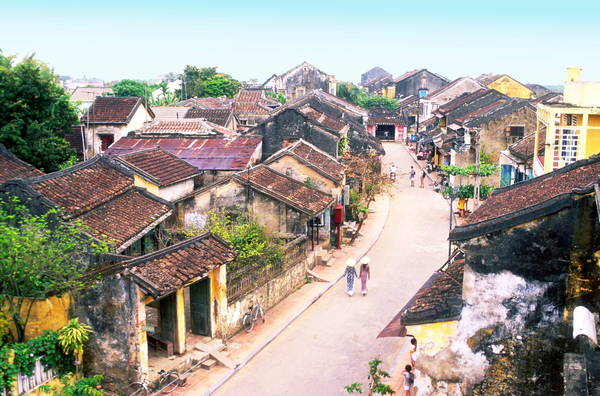 Góc Hội An nhìn từ trên cao. Ảnh: ST