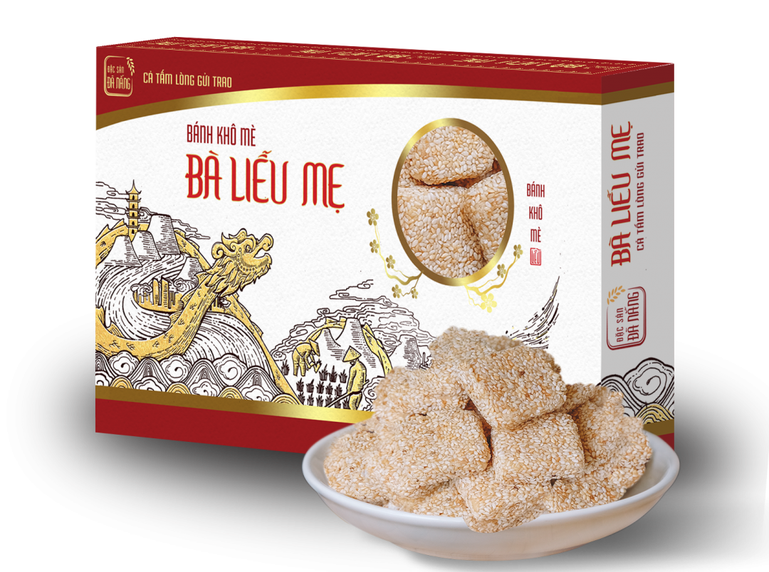 Bánh khô mè Bà Liễu - đặc sản Đà Nẵng làm quà