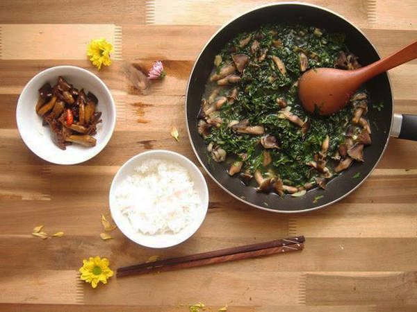 Cháo nấm mối miền Tây dậy lên mùi thơm đặc trưng