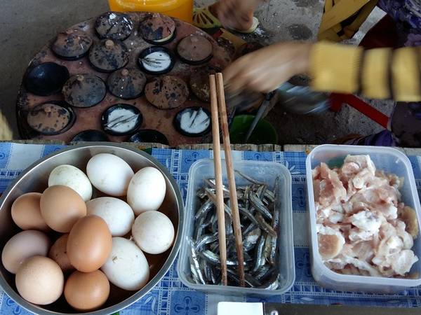 Nguyên liệu làm bánh căn đặc sản Phan Rang