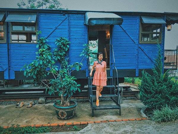 Góc chụp ảnh tại Dalat Train Villa Đà Lạt