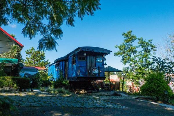 Dalat Train Villa quán cà phê trong toa tàu Đà Lạt
