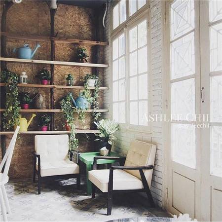 Không gian xanh mát tại tiệm cà phê sách Hà Nội Không gian xanh mát tại tiệm cà phê sách Hà Nội