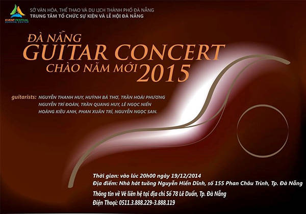 Chương trình Danang Guitar Concert 2014 - Du lịch Đà Nẵng chào năm mới 2015