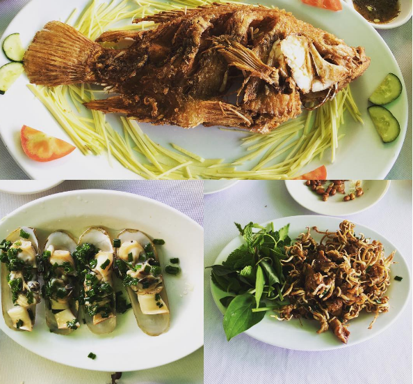 Không gian nhà hàng hải sản Vũng Tàu thoáng mát