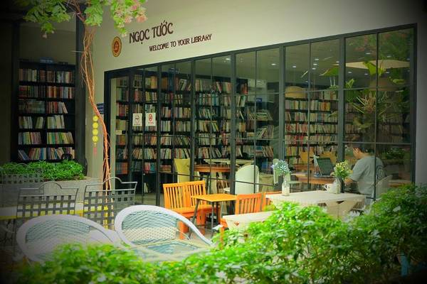 Ngọc Tước Book Café quán cà phê đẹp Vũng Tàu