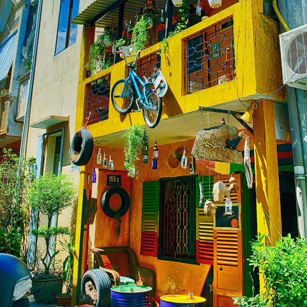 Nội thất Bohemiens Cafe quán cà phê đẹp Vũng Tàu