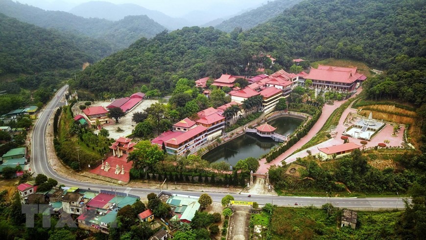 Danh thắng Yên Tử nhìn từ trên cao