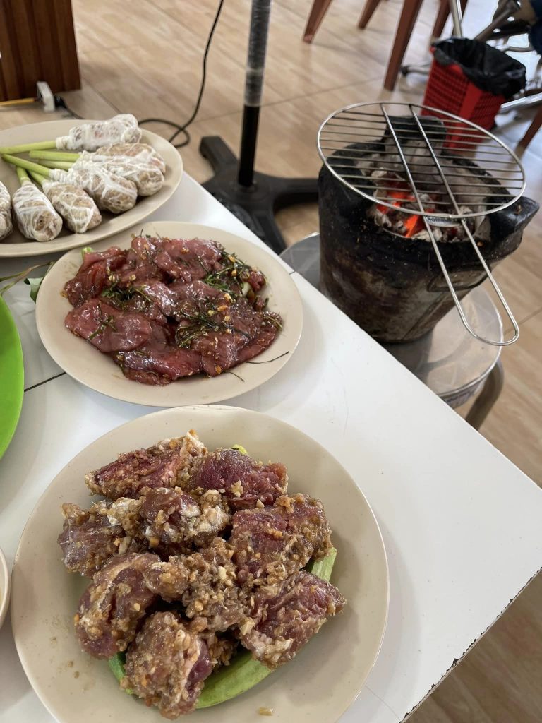 Món bò nướng - Châu Đốc ăn gì